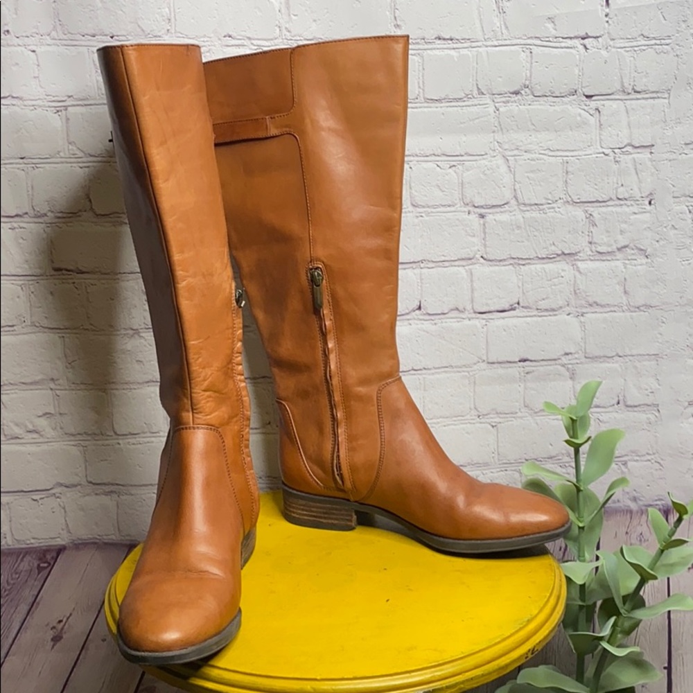 Sam Edelman Patton 2 Riding Leather Knee Boots 8.5
